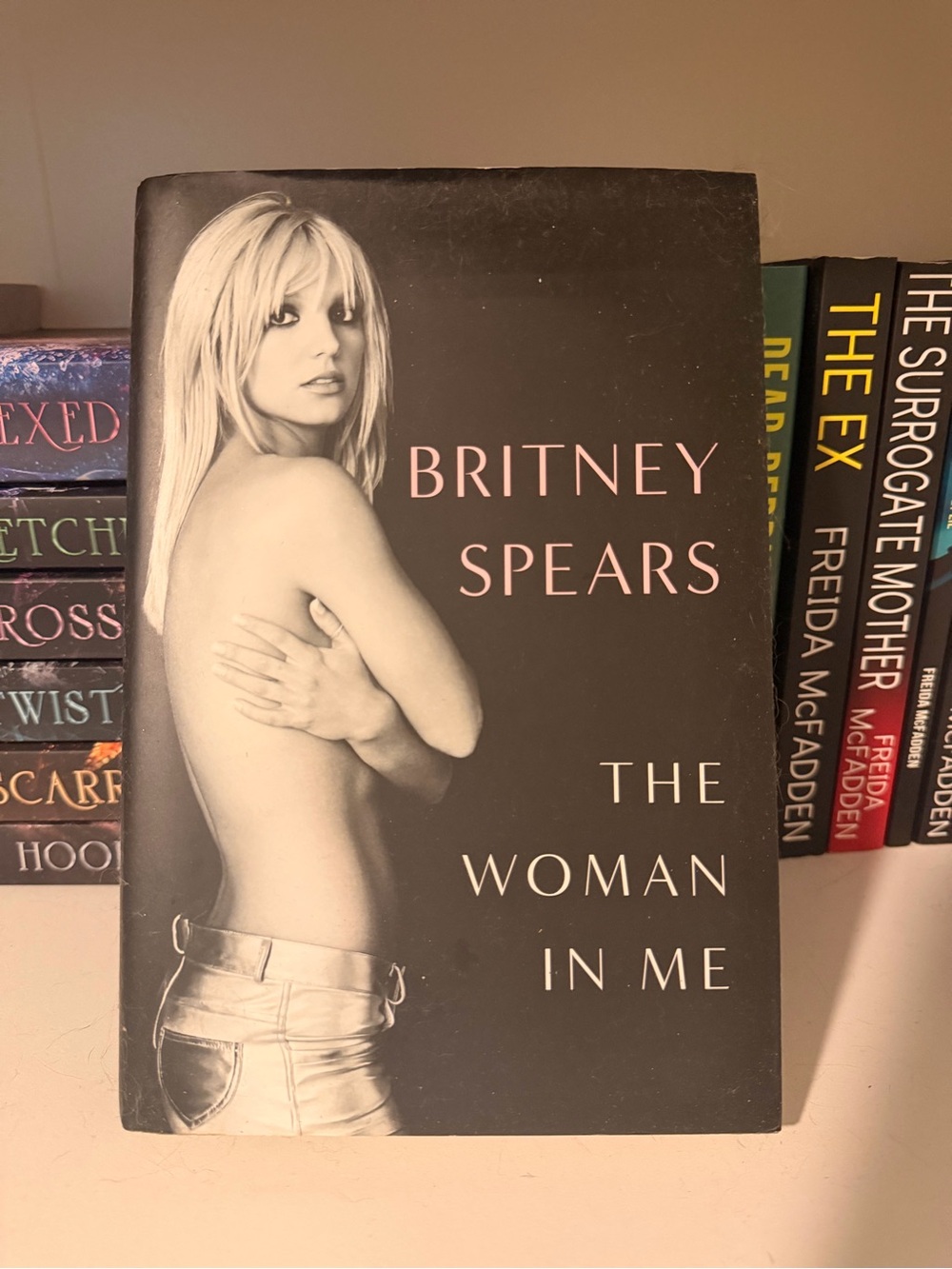 Britney Spears "The Woman in Me" Hardcover Book - Black & White Cover